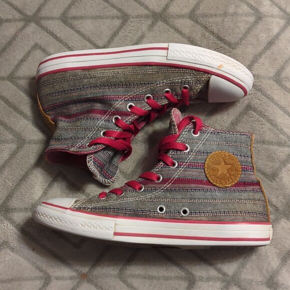 Converse CT Hi, Vision Fuscia/ Multi Color Textile - Youth 4 - Picture 5 of 10
